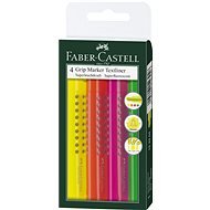 Faber-Castell Grip Marker Textliner, 4pcs - Highlighter