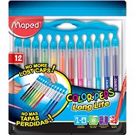 Maped Color Peps Long Life, 12 colours - Felt Tip Pens