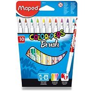 Maped Color Peps Brush, 10 colours - Felt Tip Pens