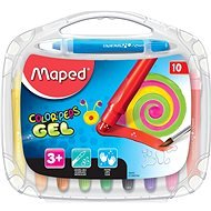 Maped Color Peps Gel, 10 Farben - Buntstifte