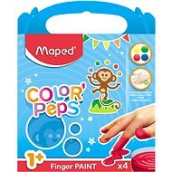 Maped Color Peps Prstové farby, 4× 80 ml - Prstové farby