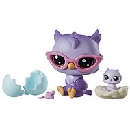 Littlest Pet Shop Mother with baby and accessories Oona Owler - Figure