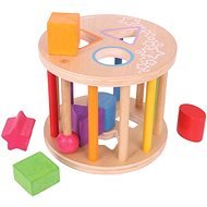 Bigjigs Motorized Throw Toy Roller with Shapes - Motor Skill Toy