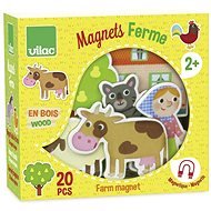 Vilac Wooden Magnets Farm 20 pcs - Magnet