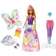 Barbie Dreamtopia Doll with 3 Fairytale Costumes - Doll