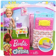 Barbie Chelsea a doplnky Posteľ - Bábika