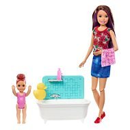 Bébiszitter Barbie V. játékkészlet - Játékbaba