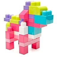 Mega Bloks Építőkocka táskában (80) rózsaszín - Építőjáték