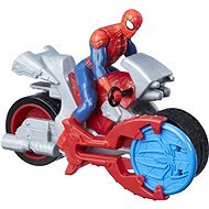 Spider-Man mit Motorrad - Figur