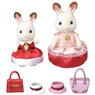 Sylvanian Families City - Chocolate Rabbit Mother and Daughter - Game Set