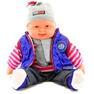 Baby Boy - Purple Vest - Doll