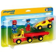 Playmobil 6761 1.2.3 Tow Truck with Race Car - Building Set