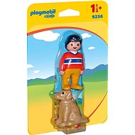 Playmobil 9256 1.2.3 Man with Dog - Building Set