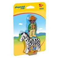 Playmobil 9257 Ranger with Zebra - Building Set