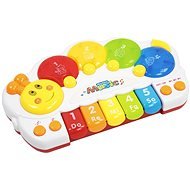 Let's play Kinderkeyboard in Form einer Raupe - Kinder-Keyboard