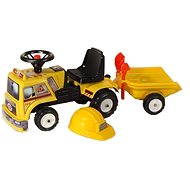 Roadwork Tractor with Trailer - Ride-On Toy