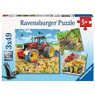 Ravensburger 80120 Poľnohospodárske stroje - Puzzle