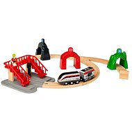 Brio World 33873 Intelligenter Zug mit aktiven Smart Tech Tunneln - Bausatz