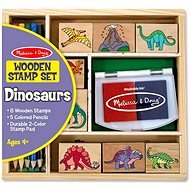 Wooden Stamps in a Box Dino - Children’s Stamps