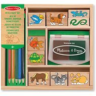 Wooden Stamps in a Box Animals - Stamps