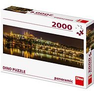 Karlov most v noci - panoramic - Puzzle