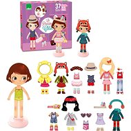 Vilac Magnetky Dressing Figure with Clothes - Children's Bedroom Decoration