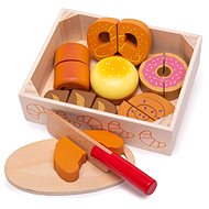 Bigjigs Toys Cutting pastry in a box - Toy Kitchen Food