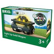 Brio World 33896 Világítós aranyszállító vagon - Vasútmodell kiegészítő