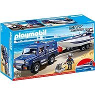 Playmobil 5187 Police car with speedboat - Building Set