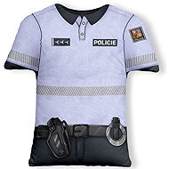Impar 3D Torzo Cushion – Police - Pillow
