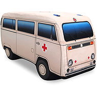 IMPAR Plyšový minivan Ambulance - Soft Toy
