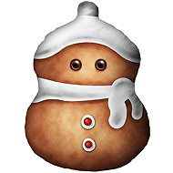 Impar 3D Snowman Cushion - Pillow