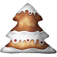 Impar 3D Christmas Tree Cushion - Pillow