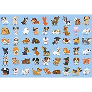 Interdruk Dogs 250 pieces, with stickers - Jigsaw Puzzle