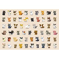 Interdruk Cats 250 pieces, with stickers - Jigsaw Puzzle