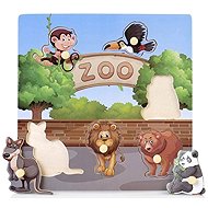 Tulimi Wooden Fun Folding Puzzle Zoo - 6 pieces - Puzzle