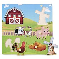 Tulimi Fun wooden puzzle Farm - 6 pieces - Puzzle