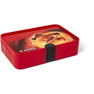 LEGO Ninjago storage box with compartments - red - Storage Box