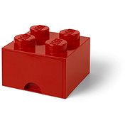 LEGO Storage Box 4 With a Drawer - Red - Storage Box