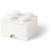 LEGO Úložný box 4 so zásuvkou – biela - Úložný box