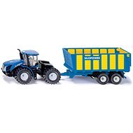 Siku Farmer - Tractor New Holland with trailer Joskin - Metal Model
