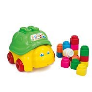 Clementoni Clemmy Baby - Pulling Turtle with 15 Cubes - Toy Car