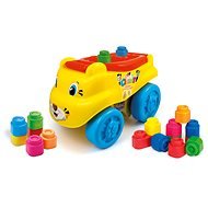 Clementoni Clemmy baby - Tigris formájú autó kockákkal - Játék autó