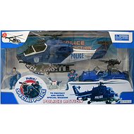 Police set with helicopter - Helicopter