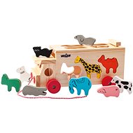 Woody Truck with Fitted Shapes - Animals - Puzzle