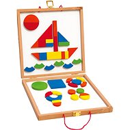 Woody Magnetic Creative Case with Shapes - Building Set
