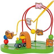 Woody Motorický labyrint Vláčik - Didaktická hračka