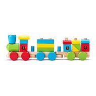 Woody Wooden folding freight train - two wagons - Train