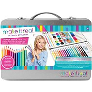 Make It Real Fashion Design Art Case - Coloured Pencils