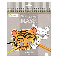 Avenue Mandarine Masks for Colouring Animals - Creative Toy